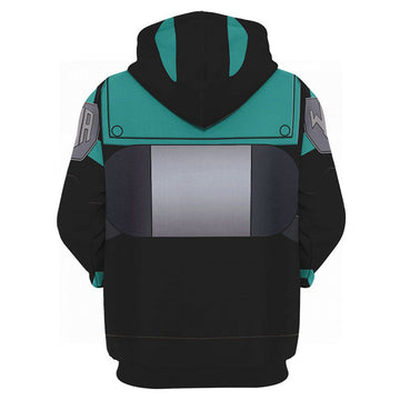 Anime My Hero Academia Midoriya Izuku Sudadera Cosplay Navidad Fiesta 3D Impreso Casual